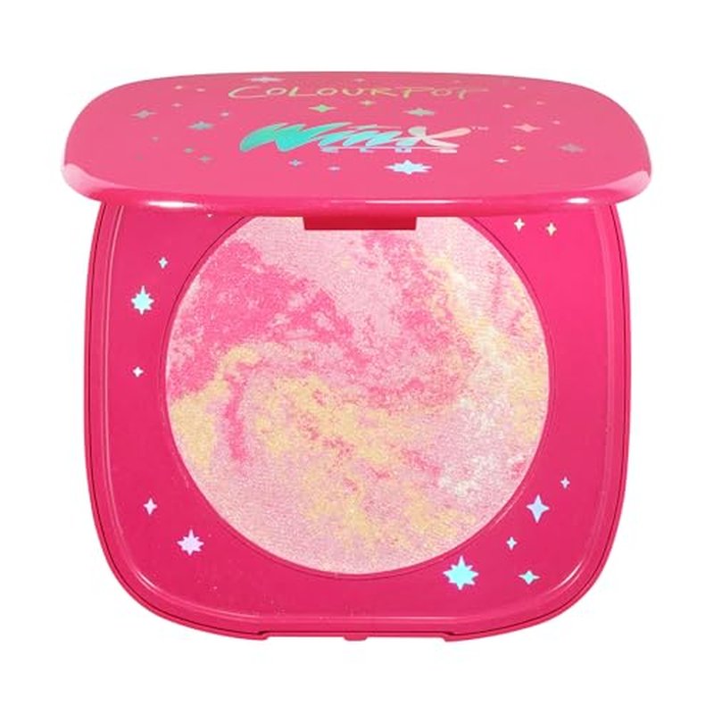 ColourPop Winx Club Super Shock Highlighter Makeup - High-Pigment, Cr?me-Powder Face Makeup - Buildable & Blendable Formula with a Unique Bouncy Texture - Magix Gem (0.15 oz)
