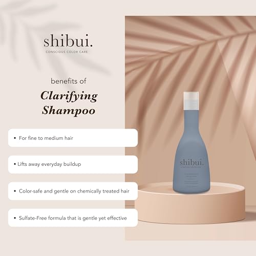 SHIBUI Clarifying Shampoo 12 Fl Oz - Deep Cleanses & Purifies Hair