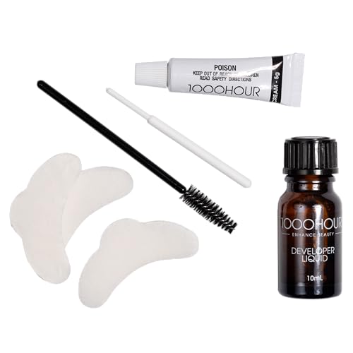 MaxRelief 1000 Hour Black Brow Gel Kit Long-Lasting Eyebrow Mascara & Definer