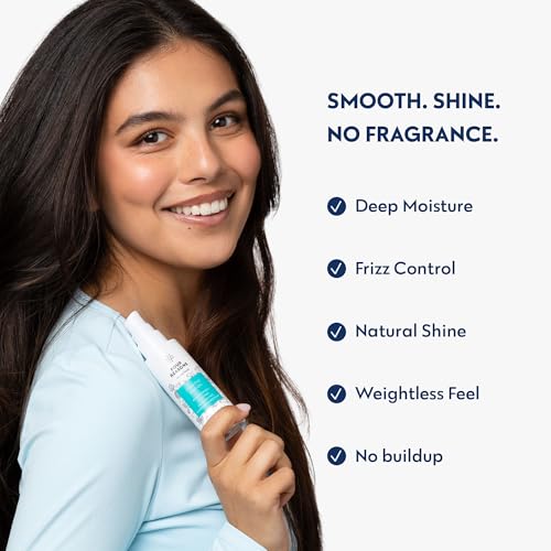 No Nothing Lightweight Frizz Control Hair Oil Serum for Smooth, Shiny Hair