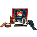 Men's Wooden Shaving Set with Razor, Brush & Strop - Professional Grooming Kit