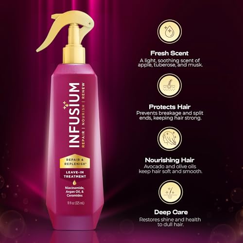 Infusium 23 Moisturizing Leave-In Hair Conditioner Spray 13oz Pack of 2