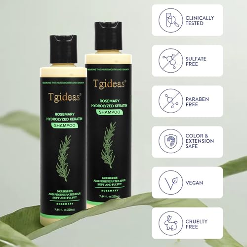Tgideas Rosemary Biotin Shampoo for Thinning Hair Volume & Strengthening
