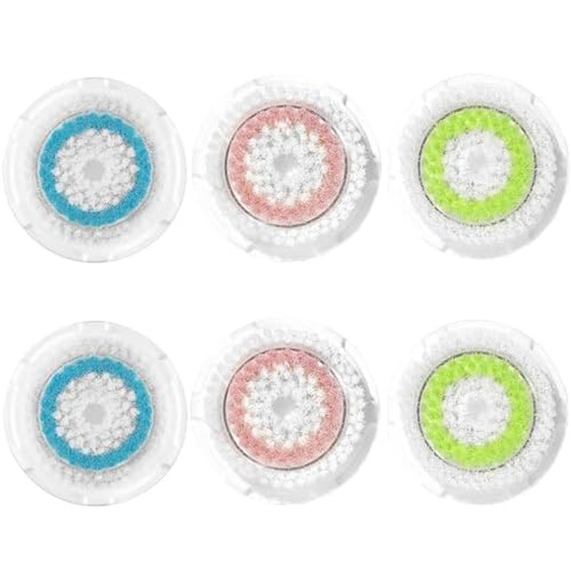 Facial Cleansing Brush Head Replacements Compatible with Clarisonic Mia 1, Mia 2, Mia Fit, Alpha Fit, Smart Profile Uplift, Deep Pore Face Brush Head Replacement Cleaning Tool(Mutil Color)