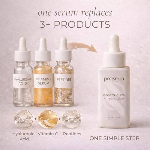 Ultra Hydrating Vitamin C Serum for Face with Peptides, 3X Hyaluronic Acid, and Niacinamide ? For Sensitive Skin and Anti-Aging ? Brightens, Firms & Hydrates ? All-in-One Formula ? 1 oz