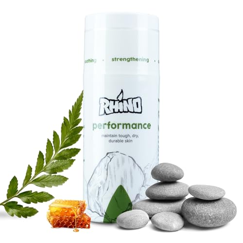 Rhino Skin Solutions Aluminum-Free Hand and Foot Antiperspirant Cream - 3.4 Fl Oz - Skin Conditioner & Moisturizer for Climbing & Athletes