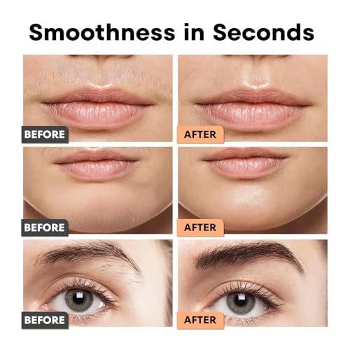 VG VOGCREST Rose Gold 2-in-1 Facial & Eyebrow Trimmer with LED Light