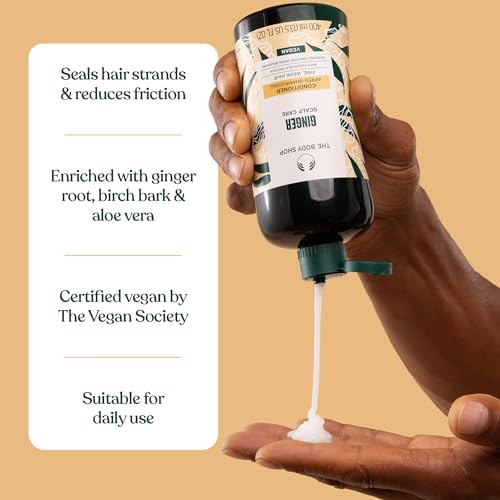 The Body Shop Ginger Scalp Care Conditioner ? For Dry Scalp & Weak Hair ? With Vegan Silk Protein ? 400ml