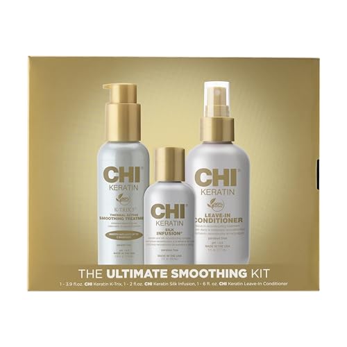 Hair Care Gift Set with Keratin Smoothing & Strengthening Products