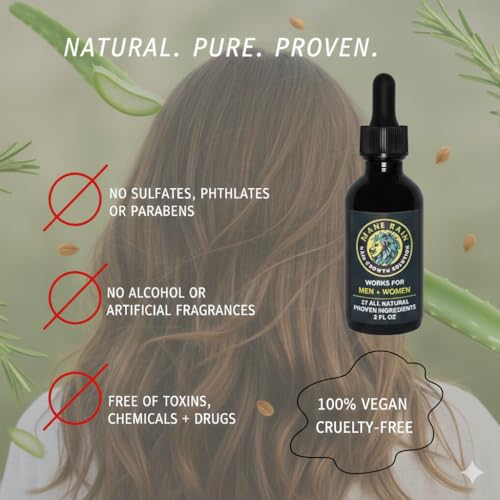 Mane Rain Z-LAB27 BioActive Plant Hair Growth Treatment for Men & Women