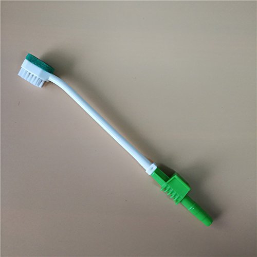 Green Disposable Suction Swab Toothbrush Heads Pack of 20 - Latex-Free Oral Care