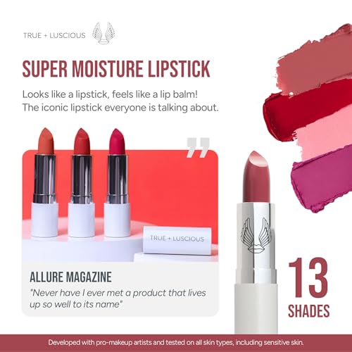Lipstick - True + Luscious Super Moisture Satin Lipstick in Orange Punch - Hydrating & Cruelty-Free