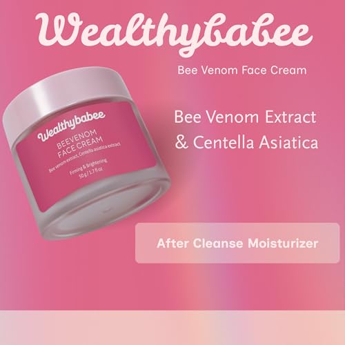 Beevenom Face Cream, Firming and Brightening Facial Moisturizer with Bee Venom Extract and Centella Asiatica, 1.7 fl oz