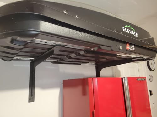 Picesa 20x12 Inch Die-Cast Heavy Duty Shelf Brackets - Vertical Angle Mounting Hardware Included