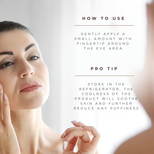 Osmosis Refresh Eye Cream for Puffiness & Fine Lines - Peptides, 0.43 Fl Oz
