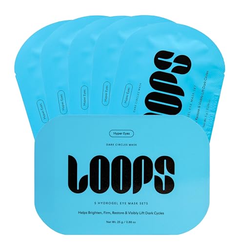LOOPS Hyper Smooth Refreshed Hydrogel Korean Eye Masks - 5 Pack
