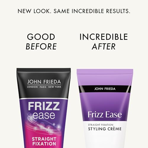 John Frieda Straight Fixation Styling Creme 5 oz Pack of 2 - New Packaging