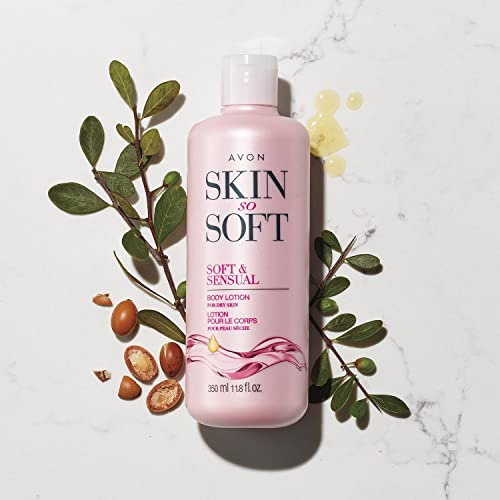 AVON Skin So Soft Body Lotion 11.8 oz Pack of 2 - Soft & Sensual Moisturizer