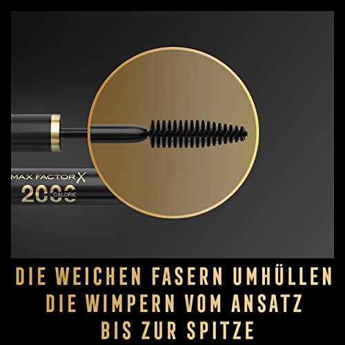 2000 Calorie Volumizing Mascara - Black Brown, Fast-Drying, Smudge-Resistant, 9ml