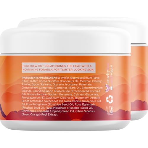 Hot Cream Sweat Enhancer Body Sculpting Lotion 4 Fl Oz Pack of 2 - Firming & Moisturizing