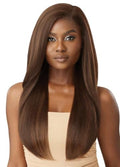 Outre Lace Front Wig Kairi Deep Wine 99J Melted Hairline Pre-Plucked Glueless