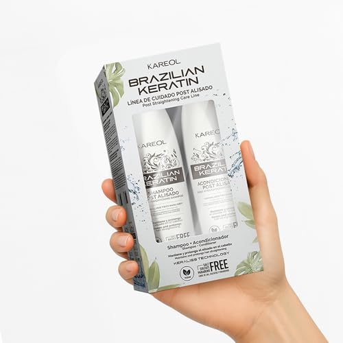 Kareol Sulfate-Free Keratin Post-Relaxing Shampoo & Conditioner Set