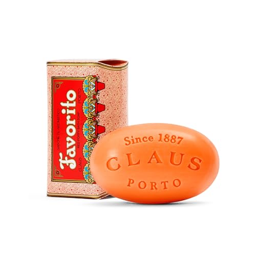 Favorito Red Poppy Body Soap for Men & Women 150g - Floral Scent, Shea Oil