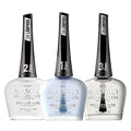 Gel Nail Polish Set - Pink - No UV/LED Lamp Needed, Fast-Drying, 12-Day Wear, 14-Free, High-Gloss, Vegan - 0.5 oz Each