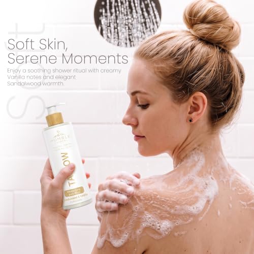 Humble Vibes Sandalwood Vanilla Grass-Fed Tallow Body Wash 16.9 fl oz