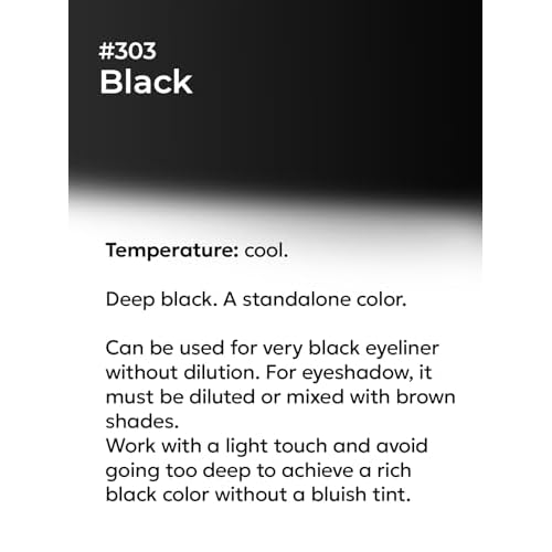 #303 Black Eyeliner - By Elena Nechaeva - Eyeliner Ink - Permanent Makeup - Professional Tattoo Pigment