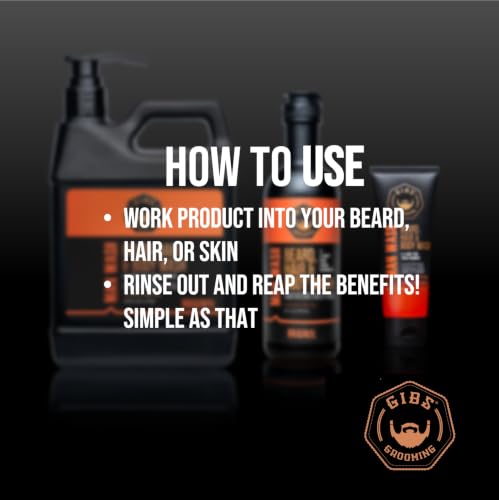 GIBS Grooming Man Wash Shampoo & Biofuel Conditioner Pack of 2 - 33.8 fl oz each