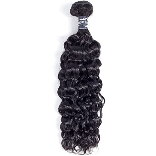 Black 18-inch Virgin Brazilian Curly Hair Weave Bundle - Amella 8A Unprocessed Kinky Human Hair Extensions