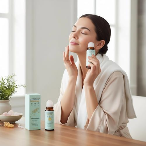 Organic Castor Oil Rose Quartz Roller Ball – Hydrating Face & Body Oil 1.7 fl oz – Variation of THIS listing