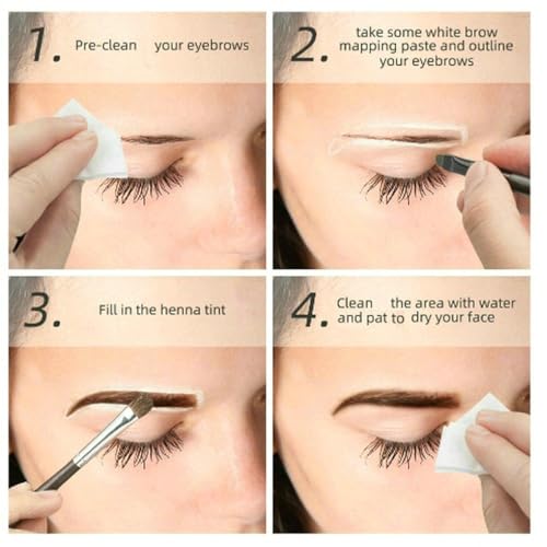Mapping Paste, 20g/0.7oz Mapping Brow Paste for Eyebrow and Lips Measuring, Brow Contour Paste for PMU Microblading Supplies and Eyebrows Design Marking (Pink)
