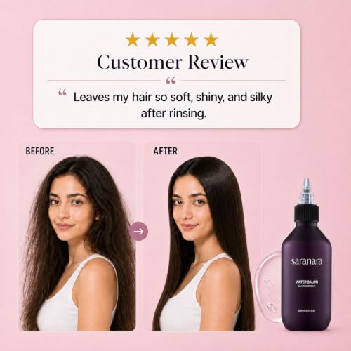 Silk Water Hair Treatment for Damaged Hair - 10 Second Nourishing & Moisturizing