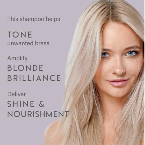 ALURAM Coconut Water Purple Shampoo 33.8 Fl Oz - Brightness & Brass Banishing for All Hair Types