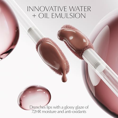 Lip Oil with Hyaluronic Acid & Vitamin E - Sheer Tint in 04 Maple Syrup - Warm Beige