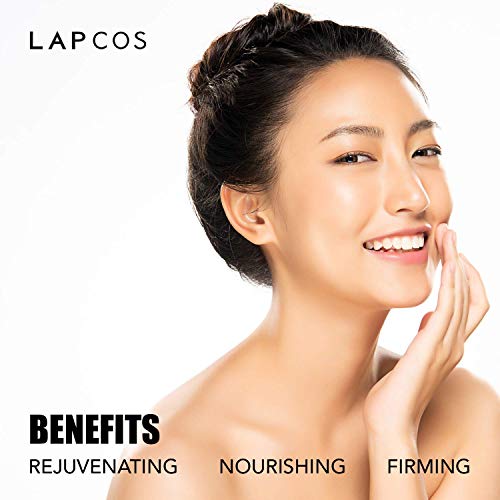 LAPCOS Hyaluronic Acid & Collagen Sheet Mask Set - 10 Pack for Hydration & Anti-Aging