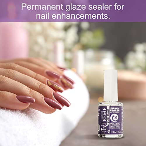 Backscratchers Extreme Glaze Sealer - High Gloss and Quick Dry Polish - Clear Permanent Top Coat