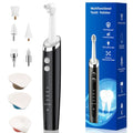 Pelzzle White Electric Tooth Polisher with 5 Modes & 3 Pastes for Daily Teeth Cleaning