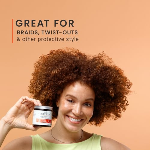 Curlsmith Curl Conditioning Oil-in-Cream - Deep Moisture Leave-In for Thick Curly Hair, 8 Fl Oz - Vegan & Cruelty-Free