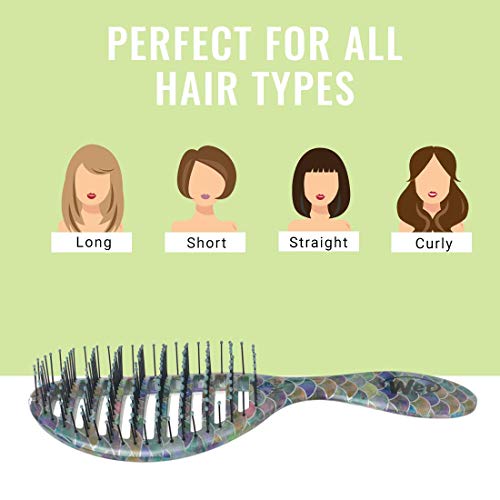 Wet Brush Speed Dry Hair Brush Mermaid Tail - Vented & Detangling, 1 Count