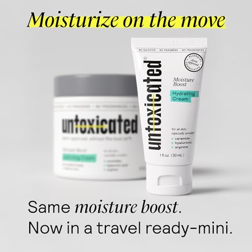 Untoxicated Sensitive Skin Moisturizer 1oz Travel Size Pack of 5 - Barrier Repair Cream
