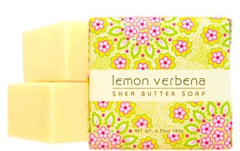 Greenwich Bay Lemon Verbena Shea & Cocoa Butter Cleansing Spa Soap Set - 3 Pack