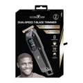 Cutting Edge T-Blade Trimmer for Men, Dual Speed with Turbo Boost T-Blade Trimmer with 6 Guide Combs, LED Display, Rechargeable 80 Minute Run-Time, Hypoallergenic Bump-Free & Irritation-Free