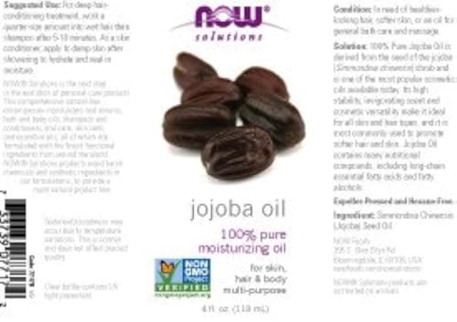 Jojoba Oil Pure - 4 Fl Oz Bottles, Pack of 2 - Multi-Purpose Skin & Hair Moisturizer