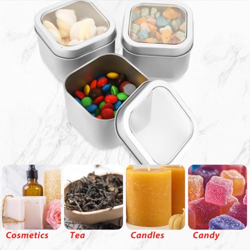 Clear Makeup Remover Storage Box with Lid Acrylic Cotton Pad Organizer for Bathroom Vanity and Cosmetic Display Case 9.05X3.62X3.62 Inches