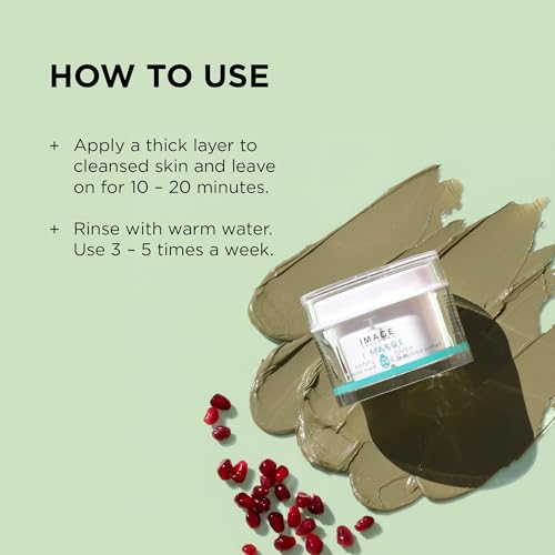 IMAGE Skincare, I MASK Purifying Probiotic Mask, Clay and Charcoal Facial Mask, Refine, Balance and Remove Impurities, 2 oz