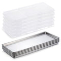 Set of 5 Medium Metal Freeze Dryer Trays with Lids - Compatible with Harvest Right