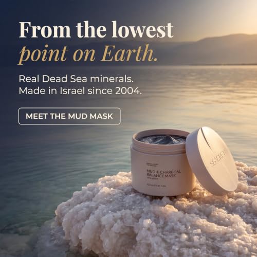 Dead Sea Mud Mask for Face and Body - Mineral-Rich Clay with Lavender, Shea & Argan - 6.7 fl oz - Variation of 6.7 Ounce